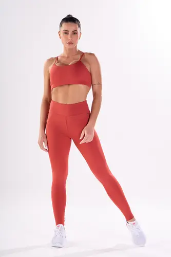 Legging cigarrete básica com média compressão