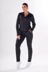 Calça básica peluciada