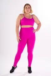 Legging cigarrete básica com média compressão