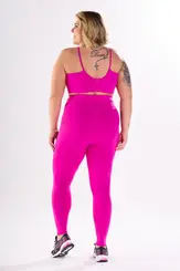 Legging cigarrete básica com média compressão