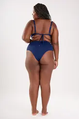 Calcinha suquine drapeado
