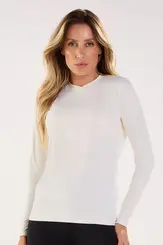 Blusa manga longa com proteção UV50+