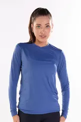 Blusa manga longa com proteção UV50+
