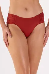 Calcinha com laterais drapeadas