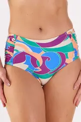 Calcinha com laterais drapeadas