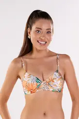 Bojo princesa com recortes frontal estampado