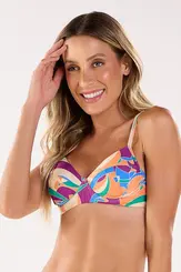 Bojo princesa com recortes frontal estampado