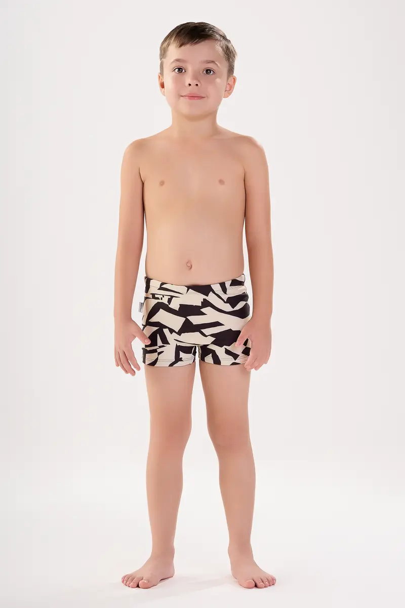 Sunga box estampada infantil