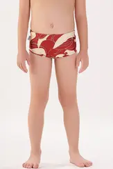 Sunga basica estampada infantil