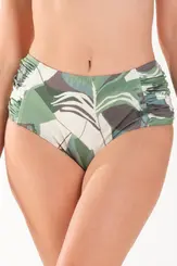 Calcinha com laterais drapeadas