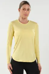 Camiseta Básica Maga Longa Feminina Proteção UV