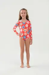 Maiô Manga Longa Infantil Estampado